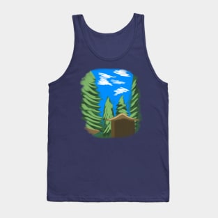 house in the forest Tank Top